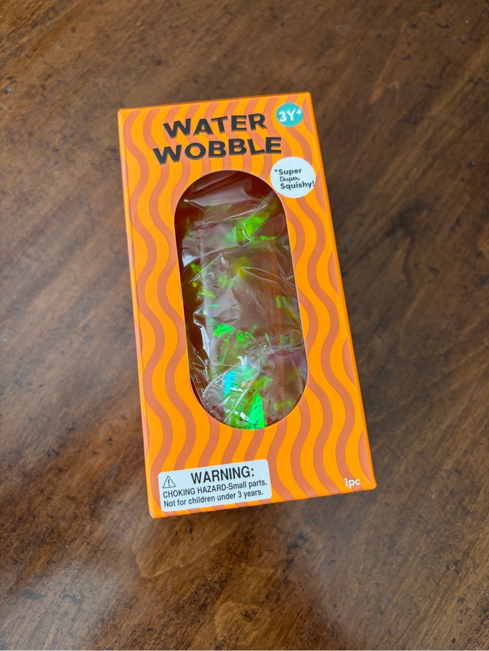 Water Wobble Orange Squishy Toy